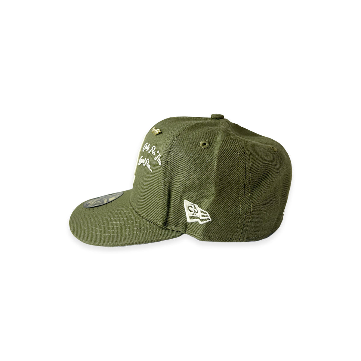 ♣️® LOGO FITTED (OLIVE GREEN) – The Loyalty Club
