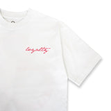 LOYALTY CLUB PINK CAMO LOGO CLASSIC TEE (WHITE)