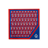 SILK SCARF (RED, WHITE, & BLUE)