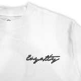 LOYALTY CLUB ROCK LOGO CLASSIC TEE (WHITE)