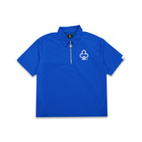 NYLON HALF ZIP SHIRT (BLUE)