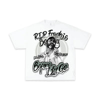 R.I.P. FRANKIE BEVERLY TEE (WHITE)