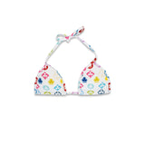 LC MONOGRAM BIKINI TOP (WHITE)