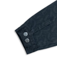 CLUB LOGO MONOGRAM DENIM JACKET (BLACK)