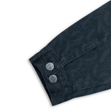 CLUB LOGO MONOGRAM DENIM JACKET (BLACK)