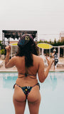 LC MONOGRAM BIKINI BOTTOM (BLACK)