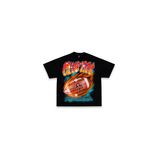 CLUB TIES FOOTBALL KIDS TEE (BLACK)