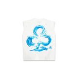 LOYALTY WAVE LOGO CLASSIC SLEEVELESS (WHITE)