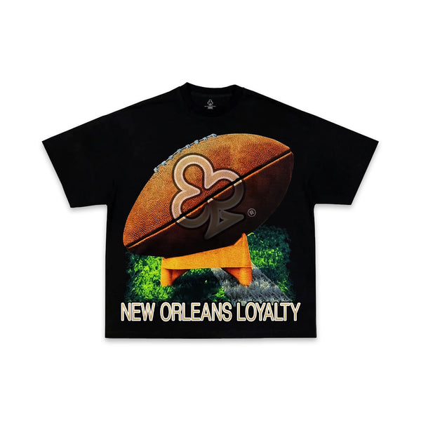 NEW ORLEANS LOYALTY FOOTBALL TEE (BLACK)