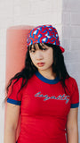 SILK SCARF (RED, WHITE, & BLUE)