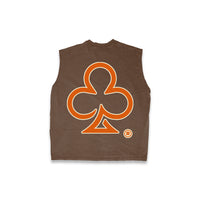 LOYALTY CLUB CUT OFF TEE (MOCHA)