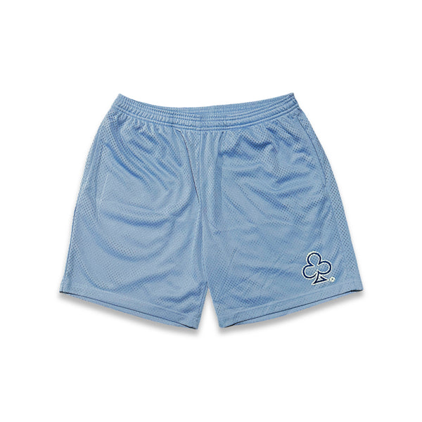 CLUB LOGO MESH SHORTS (LIGHT BLUE)