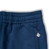 CLUB LOGO OPEN HEM SWEATPANTS (NAVY)
