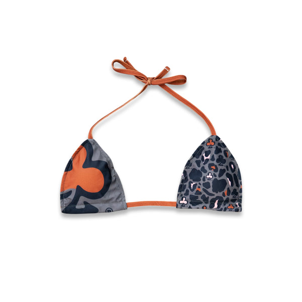LEOPARD CAMO BIKINI TOP