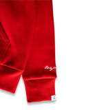 CLUB LOGO FULL ZIP HOODIE (RED)