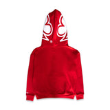 CLUB LOGO FULL ZIP HOODIE (RED)