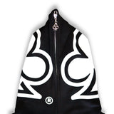 CLUB LOGO FULL ZIP HOODIE (BLACK)