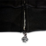 CLUB LOGO FULL ZIP HOODIE (BLACK)