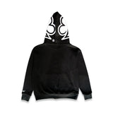 CLUB LOGO FULL ZIP HOODIE (BLACK)
