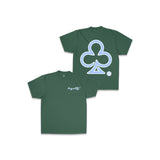 LOYALTY CLASSIC TEE (GREEN/LIGHT BLUE)