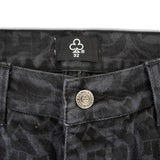 CLUB LOGO MONOGRAM SHORTS (BLACK)