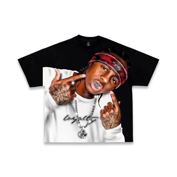 LIL WEEZY TEE (BLACK)