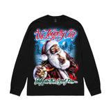 "BLACK SANTA" LONG SLEEVE (BLACK)