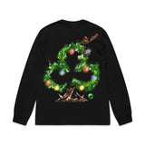 "BLACK SANTA" LONG SLEEVE (BLACK)