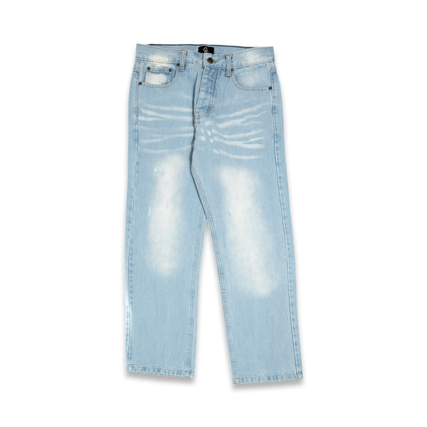 504 "EVERYDAY" LIGHT WASH DENIM JEANS