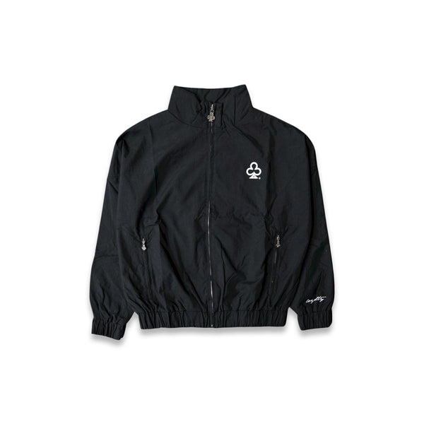 CLUB LOGO NYLON JACKET (BLACK)