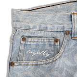 CLUB LOGO MONOGRAM SHORTS (LIGHT BLUE)