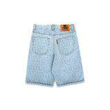 CLUB LOGO MONOGRAM SHORTS (LIGHT BLUE)