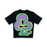 MARDI GRAS MASK TEE (BLACK)