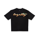 MARDI GRAS KING CAKE LOGO TEE (BLACK)