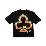 MARDI GRAS KING CAKE LOGO TEE (BLACK)