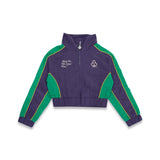 PRE ORDER - MARDI GRAS NYLON CROP JACKET (WOMENS) SHIPS 1/20/26