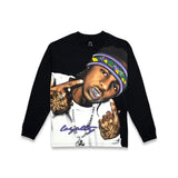 LIL WEEZY MARDI GRAS LONG SLEEVE (BLACK)