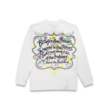 LIL WEEZY MARDI GRAS LONG SLEEVE (WHITE)