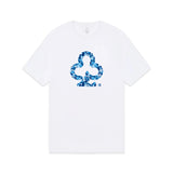 BLUE CAMO CLUB ♣️® TEE (WHITE)