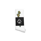 LOYALTY SCRIPT LOGO SOCKS (MARDI GRAS)