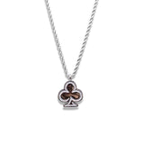 "CLUB" LOGO PENDANT CHAIN (SILVER)