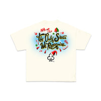 "THE ONLY SANTA WE RECOGNIZE TEE" (CREAM)