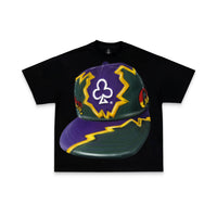 MARDI GRAS HAT TEE (BLACK)