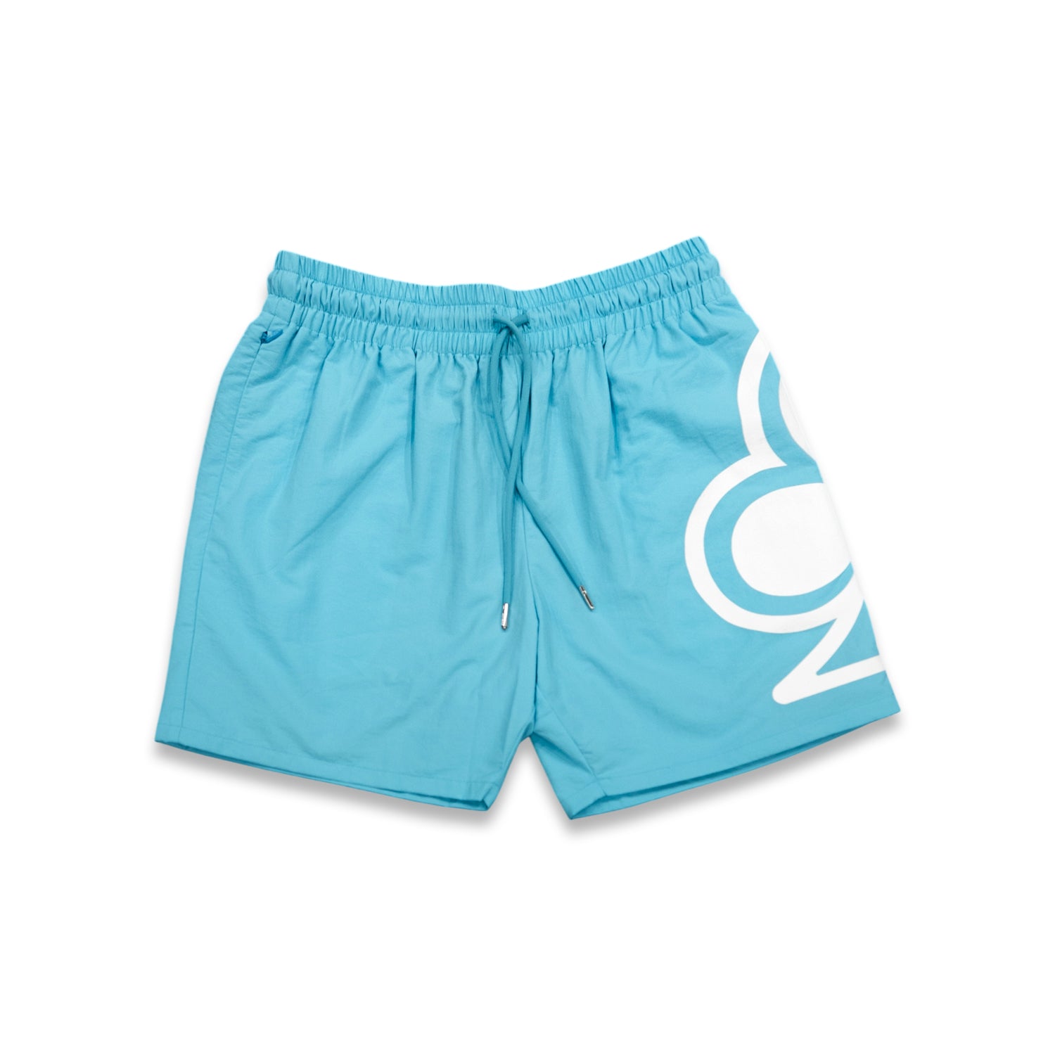 CLUB LOGO NYLON SHORTS (AQUA) – The Loyalty Club