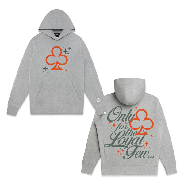 ONLY FOR THE LOYAL FEW SCRIPT HOODIE (GREEN/ORANGE)