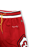 LOYALTY BASKETBALL SHORTS (RED)