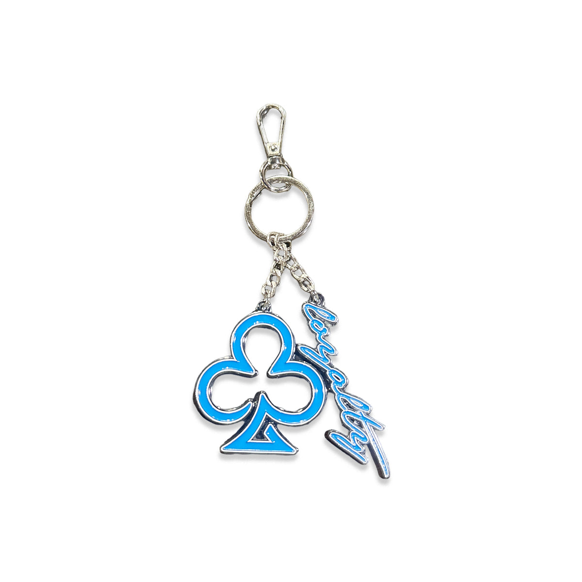 Club Keychains CLUB x SCRIPT LOGO KEYCHAIN (BLUE) – The Loyalty Club