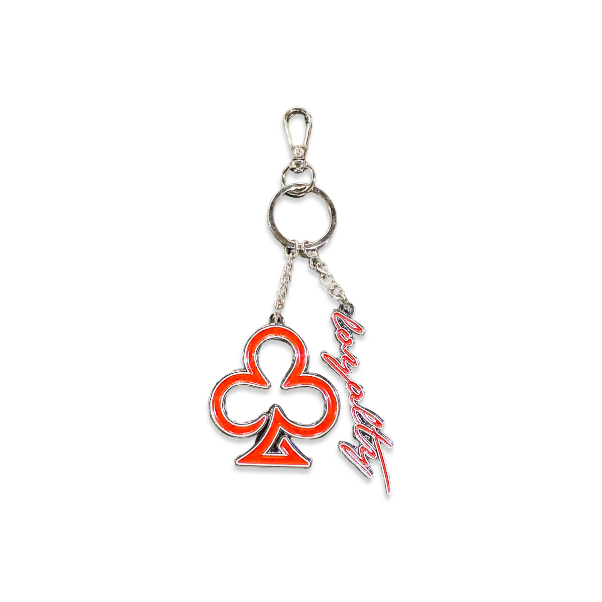 Club Keychains CLUB x SCRIPT LOGO KEYCHAIN (RED) – The Loyalty Club