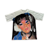 TLC LEFT-EYE TEE (LIGHT BLUE)