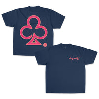 LOYALTY CLUB CLASSIC TEE (NAVY/PINK)